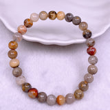 Natural Stone Beads Bracelet For Women Men size：6mm