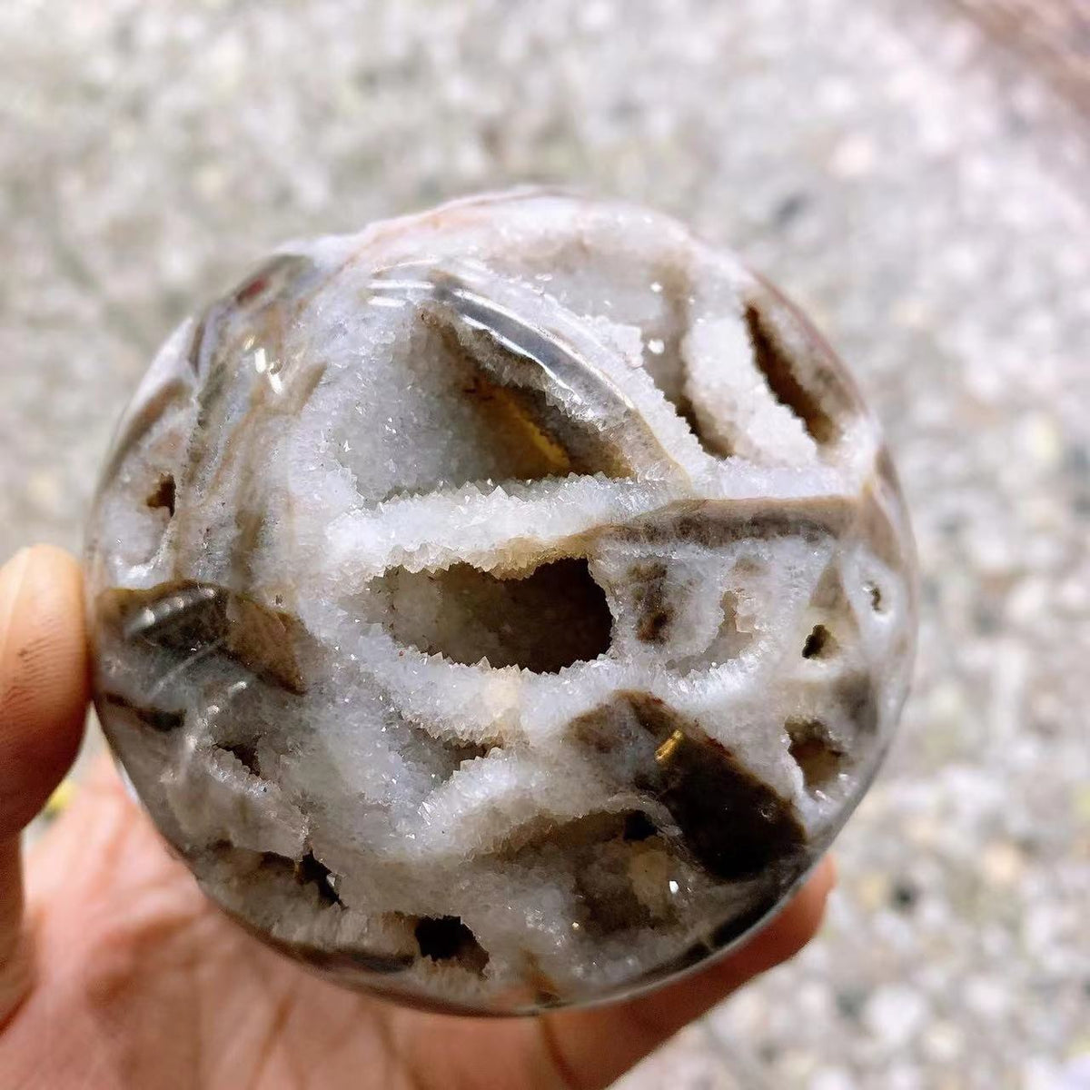 Killogram Sphere Sphalerite spheres, 50 dollars per kilogram. – Yixiang Crystal wholesale