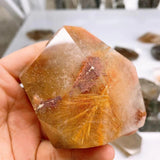 rutilated quartz freeform，150 dollars per kilogram.