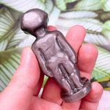 Silver obsidian Alien,$12 each one