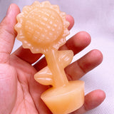 Orange Calcite Sunflower USD 18 each