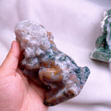 moss agate lion  USD 70 each