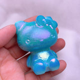 Aura white jade kitty  USD 8 each