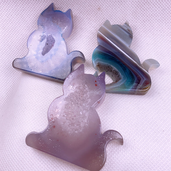 Agate cat USD 12 each