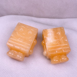 orange calcite spongebob USD 12 each
