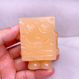 orange calcite spongebob USD 12 each