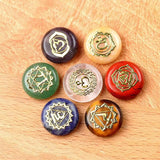 Chakra Symbol Set  7 pcs a set