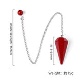 Natural Crystal Pendulum Pendant Free shipping over $200