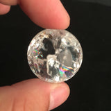 Clear quartz sphere with rainbow Free shipping over $200