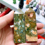 Rain forest jasper tower, 65 dollars per kilogram