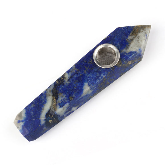 lapis lazuli stone smoking pipes    $12 each Free shipping over $200