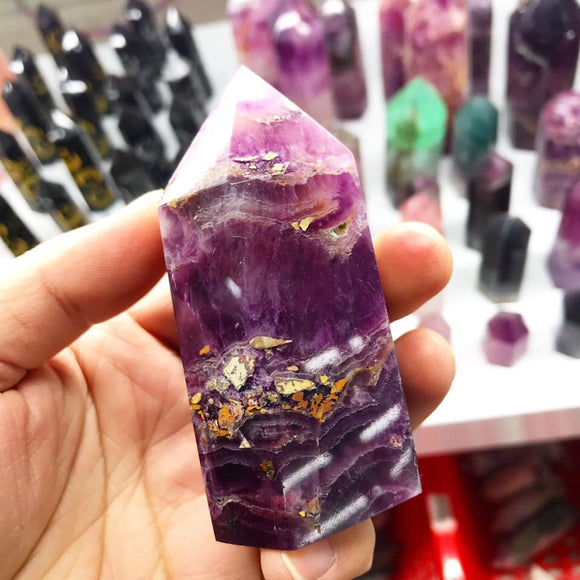 Fluorite tower, 50 dollars per kilogram. Free shipping over $200