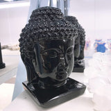 Obsidian Buddha heads, 120 dollars each. Free shipping over $200