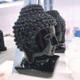 Obsidian Buddha heads, 120 dollars each. Free shipping over $200