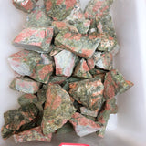 Unakite rough 26 dollars per kilogram