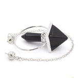 Natural Crystal Pyramid Pendulum Pendant Free shipping over $200