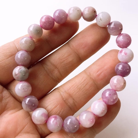 Pink tourmaline bracelet Free shipping over $200