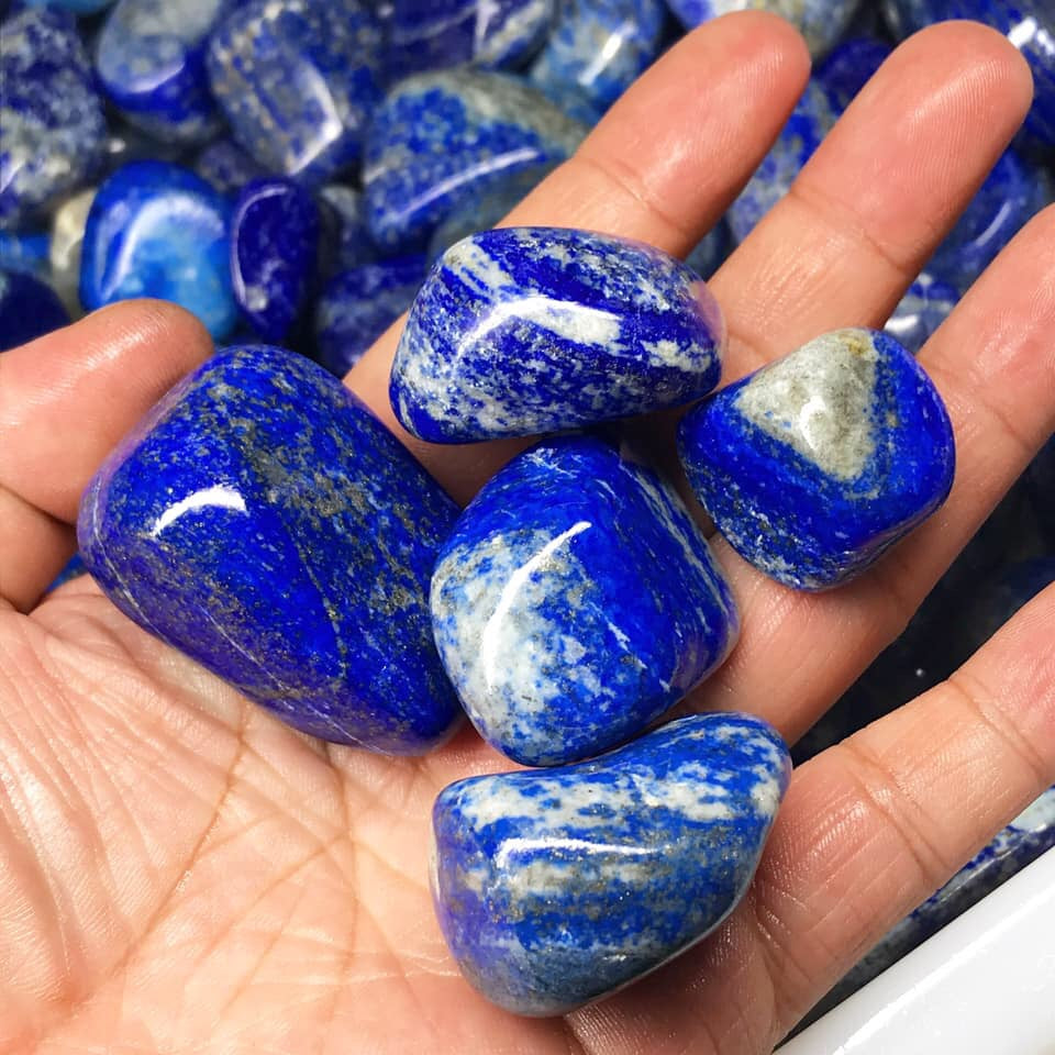 Lapis lazuli tumble 40 dollars per kilo Free shipping over