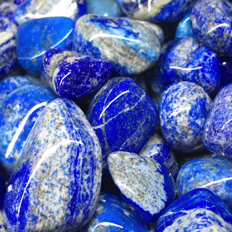 Lapis lazuli tumble 40 dollars per kilo Free shipping over